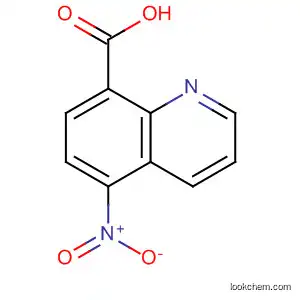 Molecular Structure of 83848-59-3 (8-Quinolinecarboxylic acid, 5-nitro-)