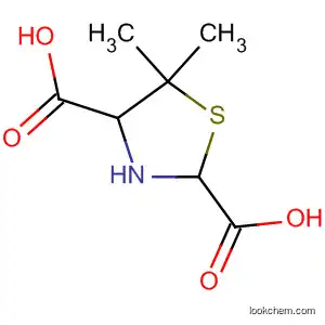 Molecular Structure of 148020-49-9 (2,4-Thiazolidinedicarboxylic acid, 5,5-dimethyl-)