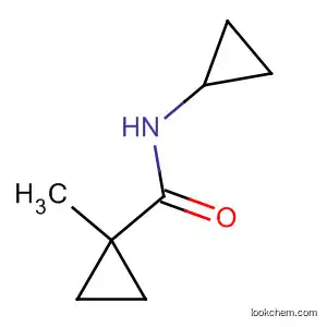 Molecular Structure of 633317-71-2 (Cyclopropanecarboxamide, N-cyclopropyl-1-methyl- (9CI))