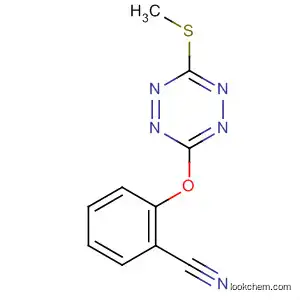 Benzonitrile, 2-[[6-(methylthio)-1,2,4,5-tetrazin-3-yl]oxy]-