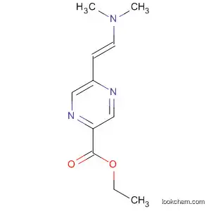 4-Pyridazinecarboxylic acid, 5-[(1E)-2-(dimethylamino)ethenyl]-, ethyl
ester