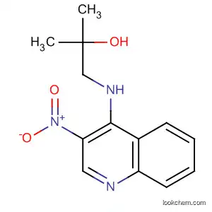Molecular Structure of 129655-57-8 (2-Propanol, 2-methyl-1-[(3-nitro-4-quinolinyl)amino]-)
