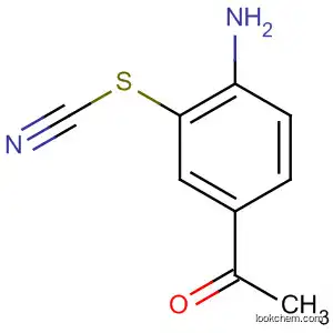 Molecular Structure of 14505-89-6 (1-(4-aMino-3-thiocyanatophenyl)ethanone)
