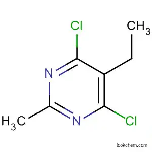 Molecular Structure of 175139-08-9 (2-METHYL-5-ETHYL-4,6-DICHLOROPYRIMIDINE)