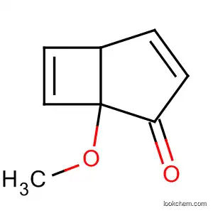 Molecular Structure of 18455-03-3 (Bicyclo[3.2.0]hepta-3,6-dien-2-one, 1-methoxy-)