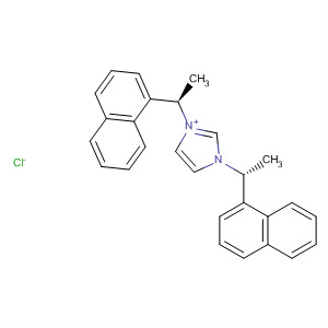 1H-Imidazolium, 1,3-bis[(1R)-1-(1-naphthalenyl)ethyl]-, chloride