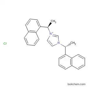 1H-Imidazolium, 1,3-bis[(1R)-1-(1-naphthalenyl)ethyl]-, chloride