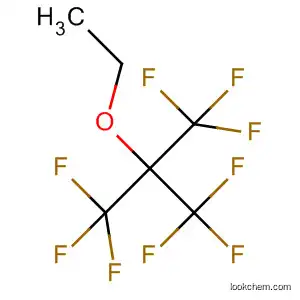 Molecular Structure of 186493-82-3 (2-ethoxy-1,1,1,3,3,3-hexafluoro-2-(trifluoromethyl)propane)