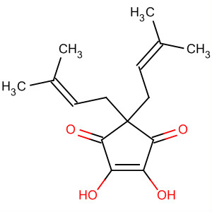 4-Cyclopentene-1,3-dione, 4,5-dihydroxy-2,2-bis(3-methyl-2-butenyl)-