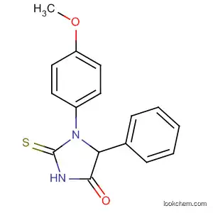 Molecular Structure of 194204-34-7 (4-Imidazolidinone, 1-(4-methoxyphenyl)-5-phenyl-2-thioxo-)