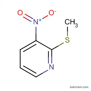 Molecular Structure of 22746-79-8 (Pyridine, 2-(methylthio)-3-nitro-)