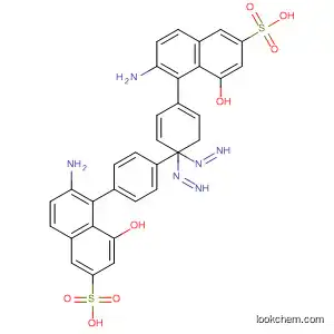 Molecular Structure of 25188-44-7 (6-amino-5-[4-[4-[(2-amino-8-hydroxy-6-sulfo-1-naphthyl)azo]phenyl]phenyl]azo-4-hydroxy-naphthalene-2-sulfonic acid)