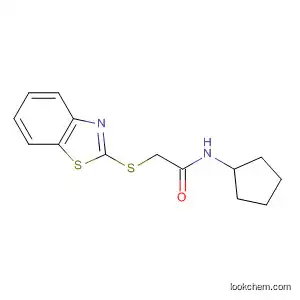 2-(1,3-benzothiazol-2-ylsulfanyl)-N-cyclopentylacetamide