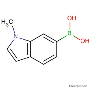 Molecular Structure of 346585-03-3 (Boronic acid, (1-methyl-1H-indol-6-yl)-)
