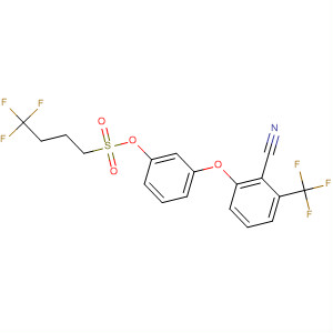 1-Butanesulfonic acid, 4,4,4-trifluoro-,  3-[2-cyano-3-(trifluoromethyl)phenoxy]phenyl ester