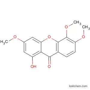 Molecular Structure of 4090-62-4 (1-Hydroxy-3,5,6-trimethoxy-9H-xanthene-9-one)