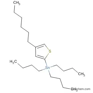 Molecular Structure of 444579-42-4 (tributyl(4-hexylthiophen-2-yl)stannane)