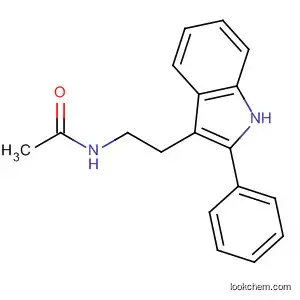 Molecular Structure of 4560-07-0 (N-[2-(2-PHENYL-1H-INDOL-3-YL)ETHYL]ACETAMIDE)