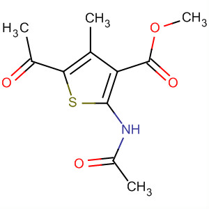 3-Thiophenecarboxylic acid, 5-acetyl-2-(acetylamino)-4-methyl-, methyl
ester