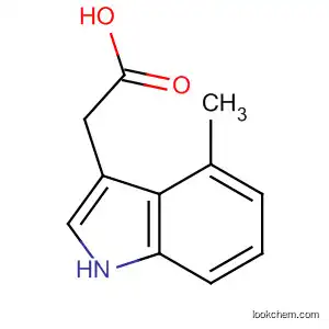 Molecular Structure of 52531-22-3 (4-Methylindole-3-acetic Acid)