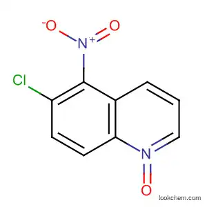 Molecular Structure of 569340-00-7 (Quinoline, 6-chloro-5-nitro-, 1-oxide)