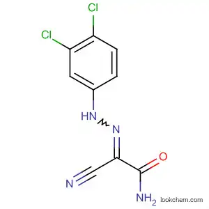 Molecular Structure of 59064-01-6 (Acetamide, 2-cyano-2-[(3,4-dichlorophenyl)hydrazono]-)