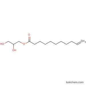 Molecular Structure of 62285-15-8 (10-Undecenoic acid, 2,3-dihydroxypropyl ester)