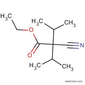 Molecular Structure of 62391-95-1 (ethyl 2-cyano-3-methyl-2-(propan-2-yl)butanoate)