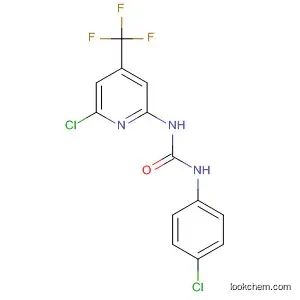 Molecular Structure of 648408-76-8 (N-(4-CHLOROPHENYL)-N'-[6-CHLORO-4-(TRIFLUOROMETHYL)-2-PYRIDYL]UREA)