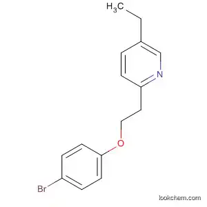 Molecular Structure of 669716-58-9 (2-[2-(4-BroMophenoxy)ethyl]-5-ethylpyridine)
