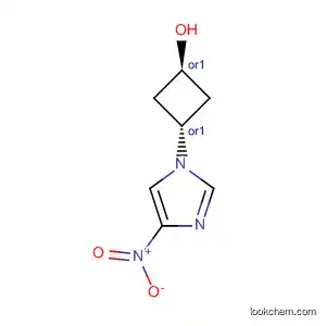 Cyclobutanol, 3-(4-nitro-1H-imidazol-1-yl)-, trans-