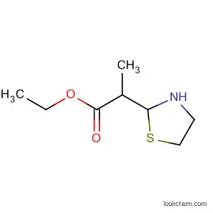 Molecular Structure of 770-78-5 (2-Thiazolidineacetic acid, 2-methyl-, ethyl ester)
