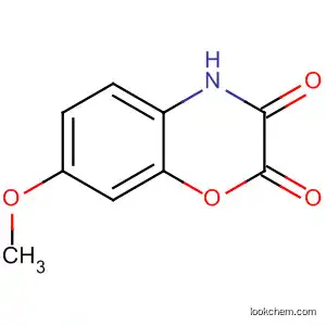 Molecular Structure of 81066-48-0 (2H-1,4-Benzoxazine-2,3(4H)-dione, 7-methoxy-)