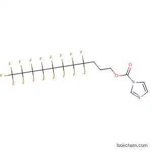 Molecular Structure of 821806-43-3 (1H-Imidazole-1-carboxylic acid,
4,4,5,5,6,6,7,7,8,8,9,9,10,10,11,11,11-heptadecafluoroundecyl ester)