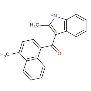 Methanone, (2-methyl-1H-indol-3-yl)(4-methyl-1-naphthalenyl)-