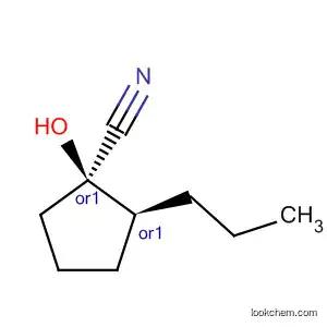 시클로펜탄카르보니트릴, 1-히드록시-2-프로필-, (1R,2S)-rel-(9CI)