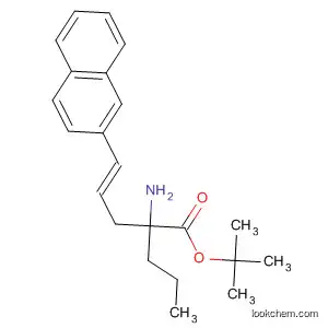 Molecular Structure of 834905-23-6 (4-Pentenoic acid, 2-amino-5-(2-naphthalenyl)-2-propyl-,
1,1-dimethylethyl ester, (4E)-)