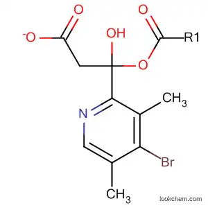 Molecular Structure of 848694-12-2 (2-Pyridinemethanol, 4-bromo-3,5-dimethyl-, acetate (ester))