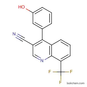 3-Quinolinecarbonitrile, 4-(3-hydroxyphenyl)-8-(trifluoromethyl)-