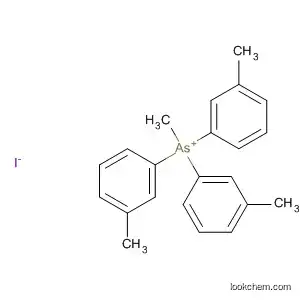 Molecular Structure of 100771-00-4 (Arsonium, methyltris(3-methylphenyl)-, iodide)
