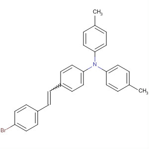 BenzenaMine, 4-[2-(4-broMophenyl)ethenyl]-N,N-bis(4-Methylphenyl)- Molecular Formula: CAS 101186-77-0