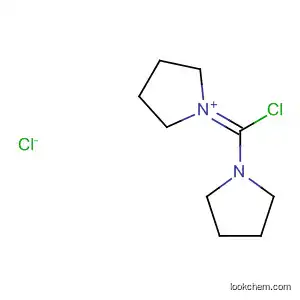 Molecular Structure of 101373-58-4 (Pyrrolidinium, 1-(chloro-1-pyrrolidinylmethylene)-, chloride)