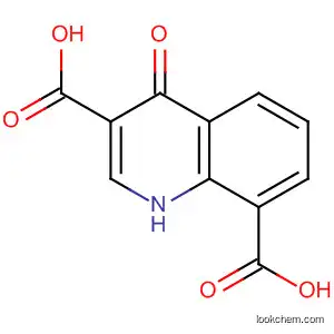 Molecular Structure of 111185-87-6 (3,8-Quinolinedicarboxylic acid, 1,4-dihydro-4-oxo-)