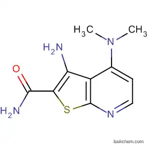 Molecular Structure of 147992-87-8 (3-amino-4-(dimethylamino)thieno[2,3-b]pyridine-2-carboxamide)