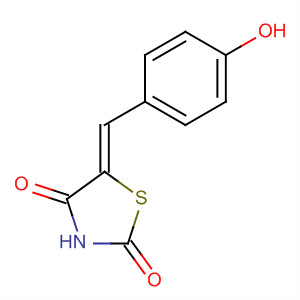 Molecular Structure of 154052-92-3 (2,4-Thiazolidinedione, 5-[(4-hydroxyphenyl)methylene]-, (5Z)-)