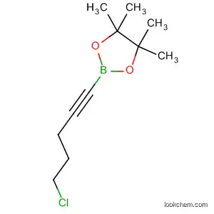 Molecular Structure of 159087-42-0 (2-(5-CHLOROPENT-1-YNYL)-4,4,5,5-TETRAMETHYL-(1,3,2) DIOXABOROLANE)