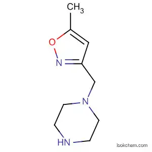 Molecular Structure of 173850-51-6 (Piperazine, 1-[(5-methyl-3-isoxazolyl)methyl]- (9CI))