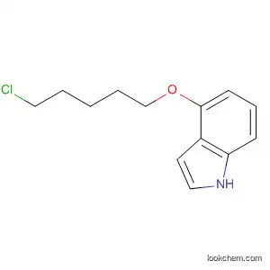 Molecular Structure of 180161-00-6 (4-(5-chloropentyloxy)-1H-indole)