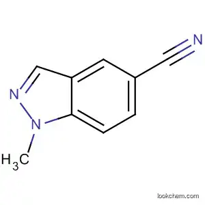 Molecular Structure of 189107-45-7 (1-Methyl-1H-indazole-5-carbonitrile)