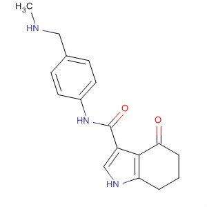 1H-Indole-3-carboxamide,
4,5,6,7-tetrahydro-N-[4-[(methylamino)methyl]phenyl]-4-oxo-(194098-25-4)